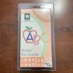 Cricut cartridge Makin’ The Grade new sealed